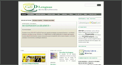 Desktop Screenshot of cafedelenguas.es
